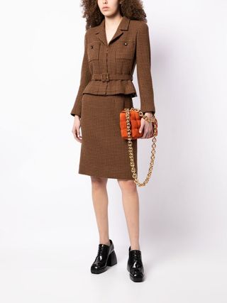 Chanel + Pre-Owned Tweed Skirt Suit