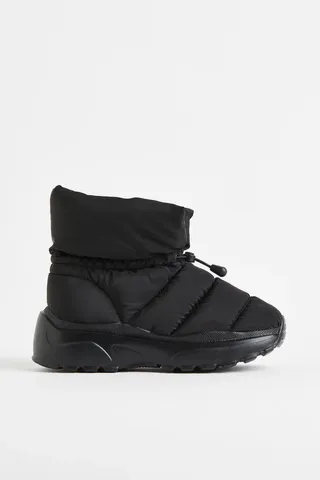 H&M + Padded Sneaker-Style Boots