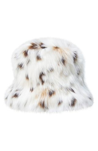 Lita by Ciara + Recycled Polyester Faux Fur Bucket Hat