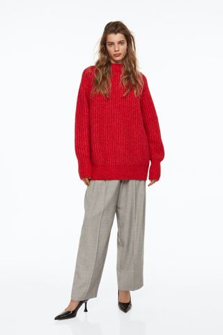 H&M + Wool-Blend Rib-Knit Sweater