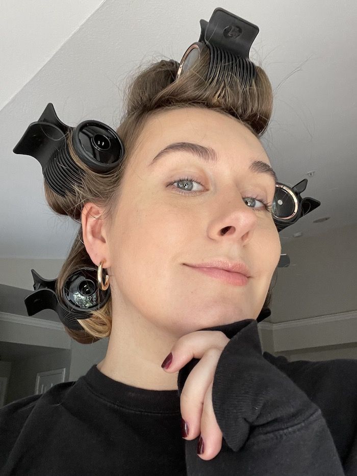 How to Use Hot Rollers to Give Your Hair Major Volume Who What Wear