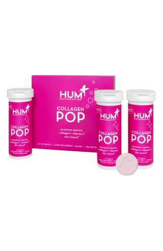 Hum Nutrition + Collagen Pop 3-Pack Dissolvable Tablets