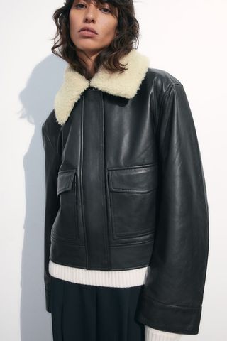 H&M + Leather Jacket