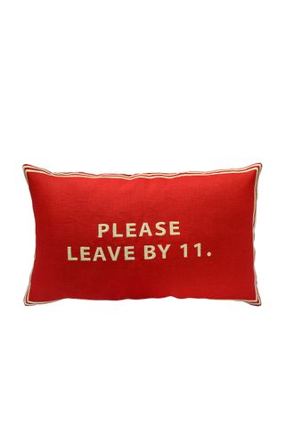 Chefanie + Please Leave By 11 Pillowcase