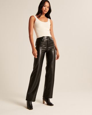 Abercrombie + Vegan Leather 90s Relaxed Pants