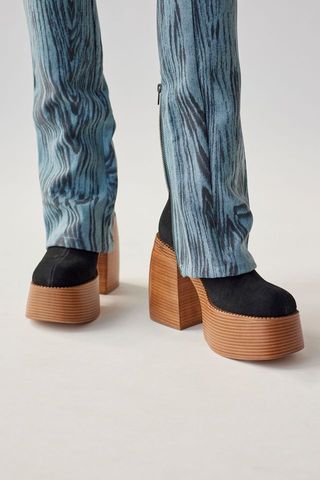 Urban Outfitters + Uo Anna Leather Platform Boots
