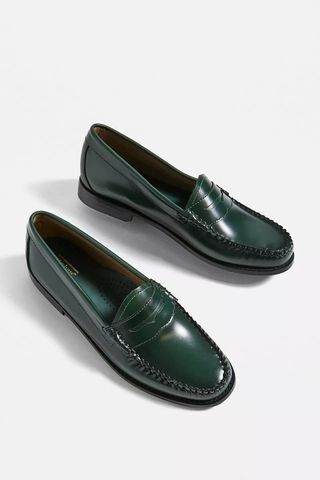 G. H. Bass + Green Weejuns Penny Loafers