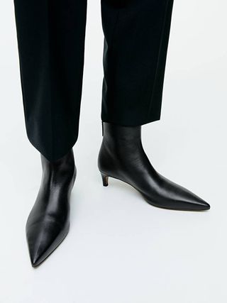 ARKET + Mid Heel Ankle Boots