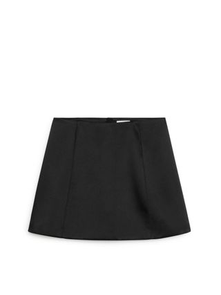 Arket + Satin Mini Skirt