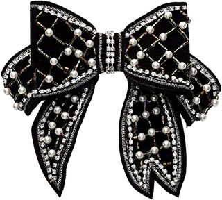 SOIMISS + Large Bow Hair Clip With Pearls