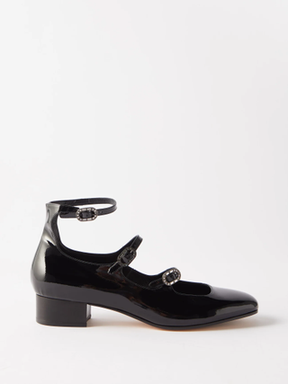 Le Monde Beryl + Alexia 35 Patent-Leather Mary Jane Shoes