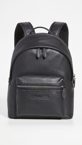 Coach + Charter Backpack in Refined Pebbled Leather