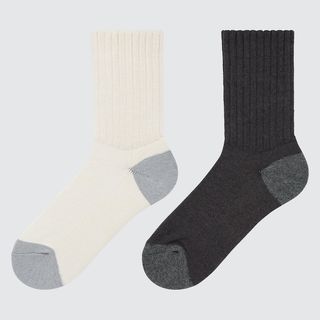 Uniqlo + Heattech Ribbed Pile Socks
