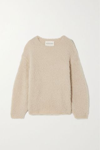 By Malene Birger + Hilme Textured Wool-Blend Sweater