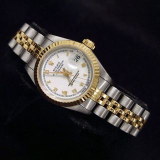 Rolex + Datejust 18k Yellow Gold & Stainless Steel Watch