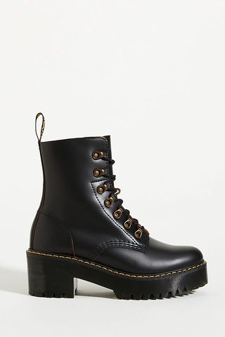 Dr. Martens + Leona Platform Lace-Up Boots