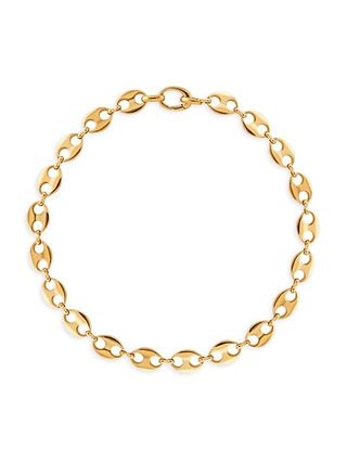 Martha Calvo + Small 14K-Gold-Plated Mariner Link Necklace