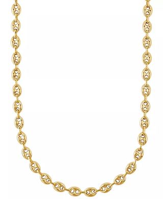 Macy's + Mariner Link 22-Inch Chain Necklace in 14k Gold-Plated Sterling Silver