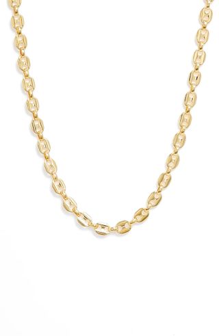 Nordstrom + Demi-Fine Mariner Link 14k Gold Plate Necklace