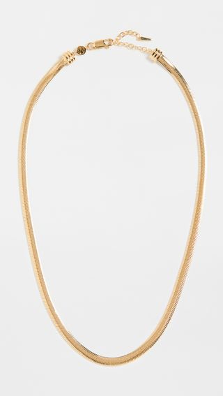 Missoma + Flat Snake Chain Necklace