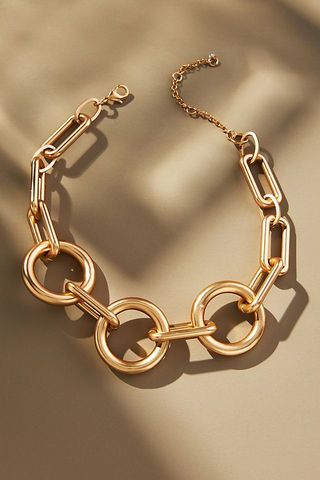 By Anthropologie + Circle Chain Necklace