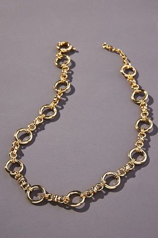 By Anthropologie + O-Ring Chain Necklace