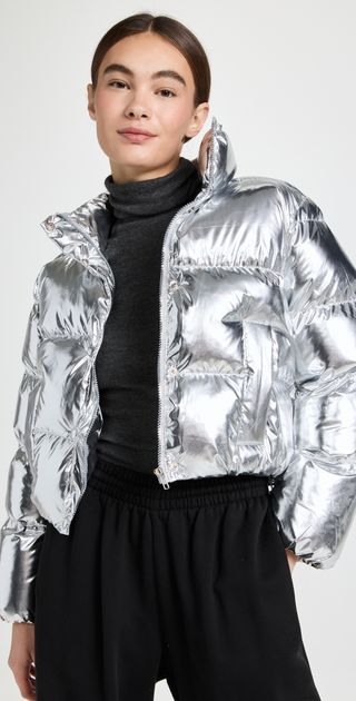 English Factory + Cropped Puffer Jacket