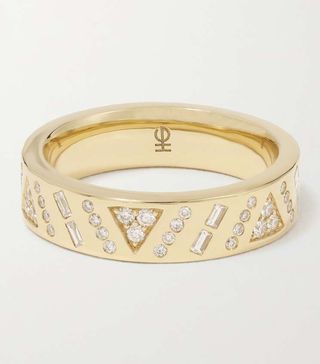 Harwell Godfrey + Stardust 18-Karat Gold Diamond Ring