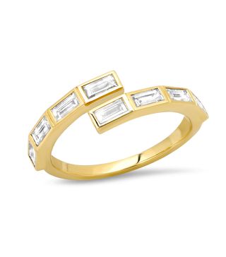 Eriness + Diamond Baguette Wrap Ring