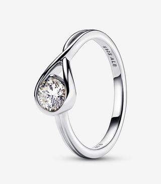 Pandora + Infinite Lab-grown Diamond Ring 0.50 ct tw Sterling Silver