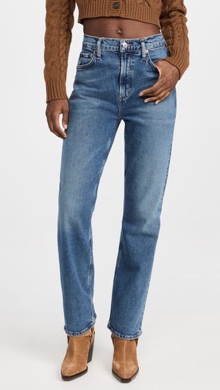Agolde + Vintage High Rise Boot Jeans