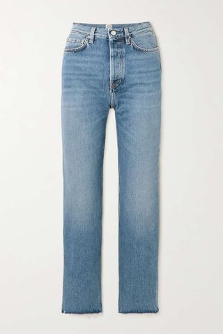 Totême + High-Rise Straight-Leg Organic Jeans