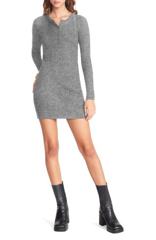Steve Madden + Lexi Long Sleeve Sweater Minidress