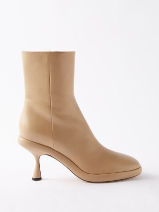 Wandler + June 75 Leather Ankle Boots