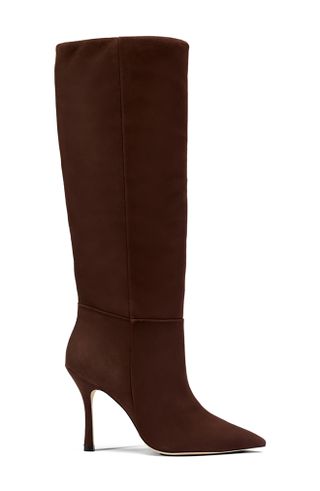 Larroude + Kate Pointed Toe Knee High Boot