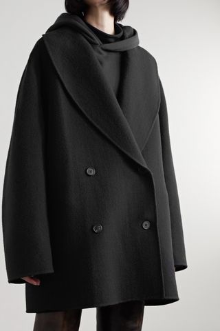 The Row + Polli Double-Breasted Wool-Blend Coat