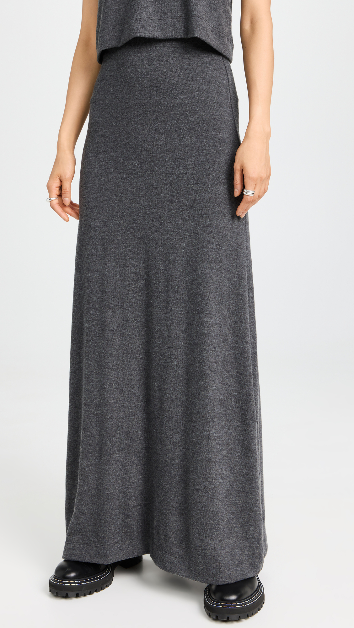 Leset + Lauren High Waist Maxi Skirt