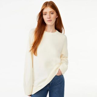 Free Assembly + Tunic Sweater With Long Raglan Sleeves