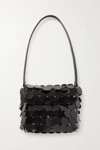 Paco Rabanne + Sphere Leather Shoulder Bag