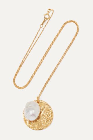 Alighieri + The Remedy Chapter Ii Gold-Plated Pearl Necklace
