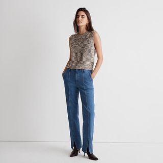 Madewell + Space-Dyed Boulier Sweater Vest