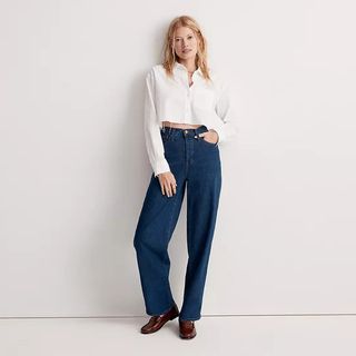 Madewell + The Perfect Vintage Wide-Leg Jean in Fairdale Wash