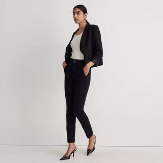 Madewell + The Perfect Vintage Jean in True Black Wash: Tuxedo Edition