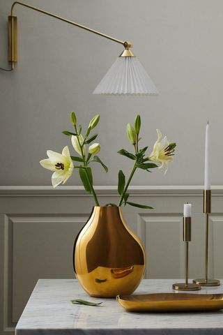 H&M + Large Metal Vase