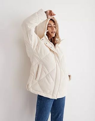 Madewell + Corduroy Holland Quilted Puffer Parka