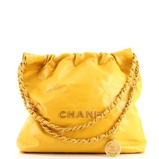 Chanel + 22 Chain Hobo Quilted Calfskin Small