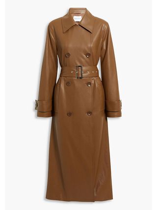 Stand Studio + Malou Faux Leather Trench Coat