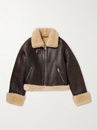 Ami Paris + Shearling Jacket