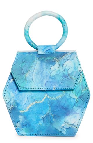 Anima Iris + Mini Zuri Leather Top Handle Bag