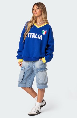 Edikted + Italy Oversize Sweatshirt
